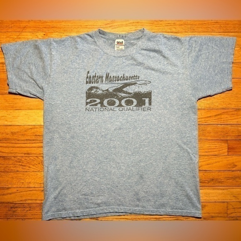 2001 YMCA Swim Meet Graphic Tee Large